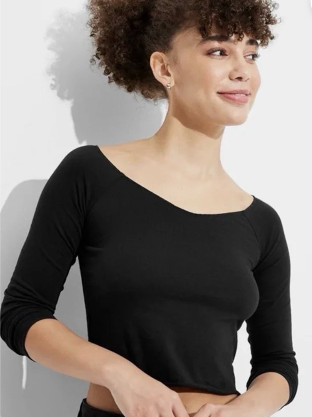 XS Wild fable v neck Long Sleeve Top